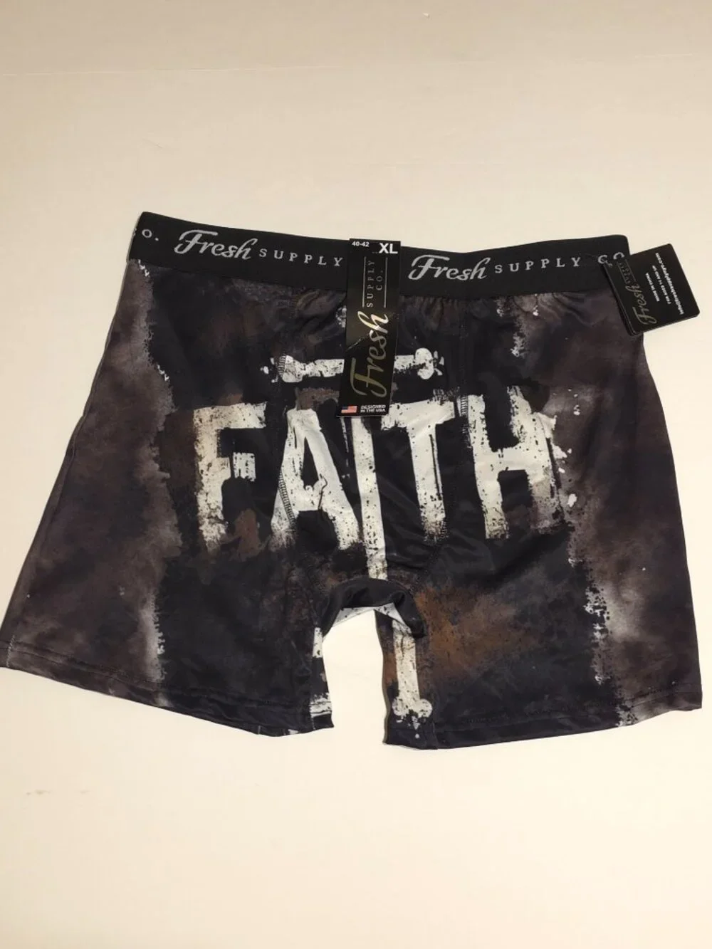 Fresh Supply Co. Faith Graphic Boxer Briefs - XL 40-42